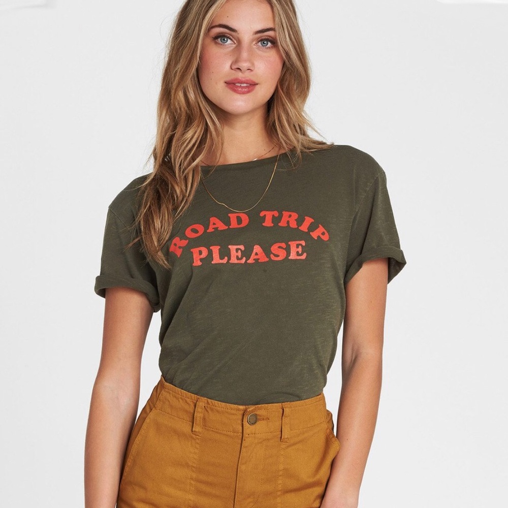 Billabong Road Trip Please Graphic T-Shirt M